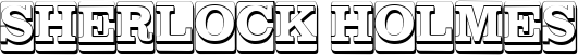SHERLOCK HOLMES font
